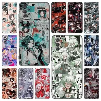 Чехол для телефона Genshin Impact с аниме для Samsung Galaxy A21 A30 A50 A52 S A13 A22 A32 A33 A53 A73 5G A11 A12 A31 A51 A70 A71 A72 Samsung A11