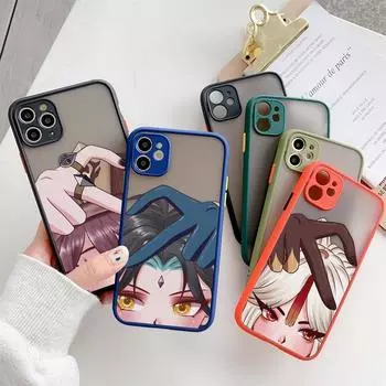 Чехол для телефона Genshin Impact с милой девушкой аниме для iPhone 11 12 13 14 PM Pro Max XR X 8 7 Plus Pro XS Mini Skin Feeling, чехол iPhone 14 PM