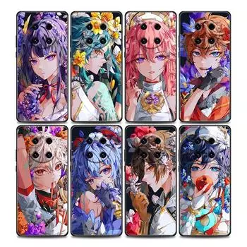 Чехол для телефона Genshin Impact с рисунком аниме для Huawei Mate 10 20 40 40Rs Y6 Y7 Y7a Y8s Y8p Y9a Enjoy 20e 2019 Lite Pro Plus Mate 10
