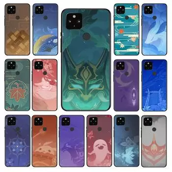 Чехол для телефона Genshin Impact с визитной карточкой для Google Pixel 7 Pro 7 6A 6 Pro 5A 4A 3A Pixel 4 XL Pixel 5 6 4 3 XL 3A XL 2 XL Google Pixel 2