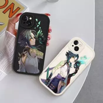 Чехол для телефона Genshin Impact Xiao для IPhone 14 11 12 13 Pro Max X XR XSMax 6 6S 7 8 Plus SE 2022, мягкий чехол для телефона цвета овчины iPhone 14