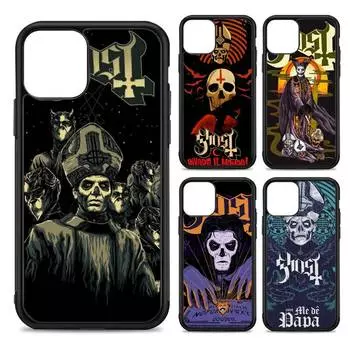 Чехол для телефона Ghost Heavy Metal Vand, силиконовый чехол из ПК+ТПУ для iPhone 11 12 13 Pro Max 8 7 6 Plus X SE XR, жесткие чехлы iphone 14