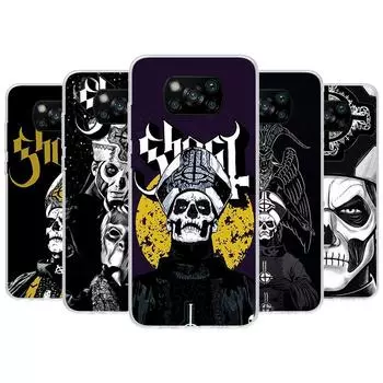 Чехол для телефона Ghost Papa Emeritus для Xiaomi Poco X3 Nfc X4 Gt X5 Pro M5S M4 M3 M2 F5 F4 F3 F2 F1 Mi Note 10 Fundas Shell Xiaomi Poco X4 NFC