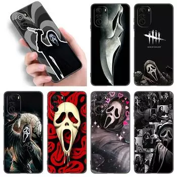 Чехол для телефона Ghostface Scream для Xiaomi POCO F2 F3 M2 M3 M4 X3 X4 Pro NFC F4 GT 5G F1 X2 C3 C31 C40 M5S, мягкий черный чехол из ТПУ Xiaomi POCOphone F1