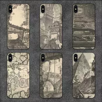 Чехол для телефона Giovanni Battista Piranesi Art для iPhone 11 12 Mini 13 14 Pro XS Max X 8 7 6s Plus 5 SE XR Shell iPhone11PRO