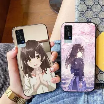 Чехол для телефона Girl Hi Gehiro Cute для VIVO Y95 Y93 Y31 Y20 V19 V17 V15 Pro X60 NEX, мягкий черный чехол для телефона VIVO Y95