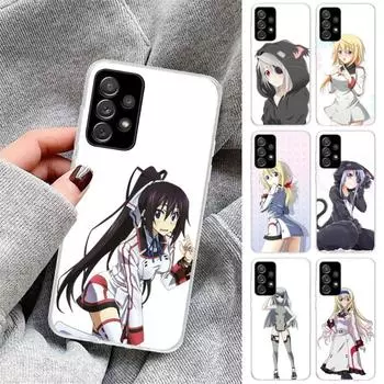 Чехол для телефона Girl Infinite Stratos для Samsung Galaxy S10 S21 S22 Plus Ultra A91 A51 A21S A12, прозрачный чехол для телефона Galaxy S30