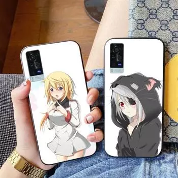 Чехол для телефона Girl Infinite Stratos для VIVO Y95 Y93 Y31 Y20 V19 V17 V15 Pro X60 NEX, мягкий черный чехол для телефона VIVO Y95
