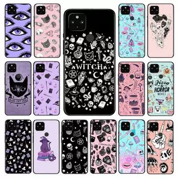 Чехол для телефона Girly Pastel Witch Goth для Google Pixel 7 Pro 7 6A 6 Pro 5A 4A 3A Pixel 4 XL Pixel 5 6 4 3 XL 3A XL 2 XL Funda Coque Google Pixel 2