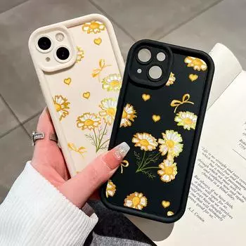 Чехол для телефона Golden Flowers для iPhone Samsung Galaxy Xiaomi Redmi POCO HUAWEI Honor, противоударный, резиновый, мягкий, гибкий чехол iPhone 5S