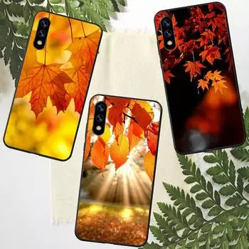 Чехол для телефона Golden Maple Leaves для Redmi 9A 8A 6A Note 9 8 10 11S 8T Pro Max 9 K20 K30 K40 Pro PocoF3 Note11 5G redminote11Epro