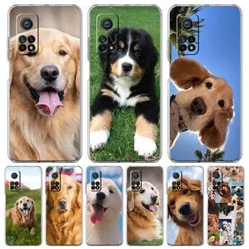 Чехол для телефона Golden Retriever Friend для Xiaomi Mi 12T 10 12 Lite 11 Ultra 11X 11T Pro 11i Poco X4 X3 NFC F3 M3 M4 5G Clear Cover Mi 11 Lite