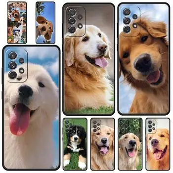 Чехол для телефона Golden Retriever Friend для Samsung Galaxy A51 A71 A21S A12 A11 A31 A52 A41 A32 A01 A23 A33 A53 A73 A03S A13 5G Cover Samsung A23