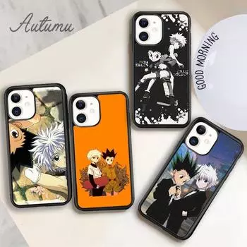Чехол для телефона Gon Killua Hunter x hunter для iPhone 11 12 13 14 Pro Max mini XR XS SE 2020 6S 7 8 Plus Samsung Galaxy S21 S22 iPhone 6plus