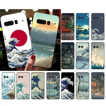Чехол для телефона Google Pixel 7 Pro 7 6A 6 Pro 5A 4A 3A Pixel 4 XL Pixel 5 6 4 3 XL 3A XL 2 XL Funda японского искусства Google Pixel 2