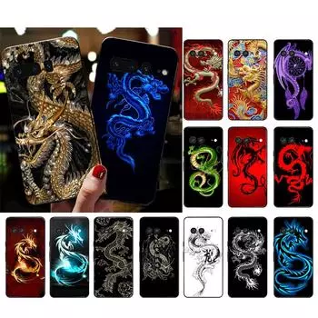 Чехол для телефона Google Pixel 7 Pro 7 6A 6 Pro 5A 4A 3A Pixel 4 XL Pixel 5 6 4 3 XL 3A XL 2 XL Dragon Case Funda Google Pixel 2