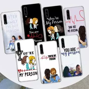 Чехол для телефона Greys Anatomy Person для Huawei P30 P20 P10 P40 P50 Pro Mate 20 40 30 10 Lite, популярный чехол Fundas Art Gift Coque Huawei P30