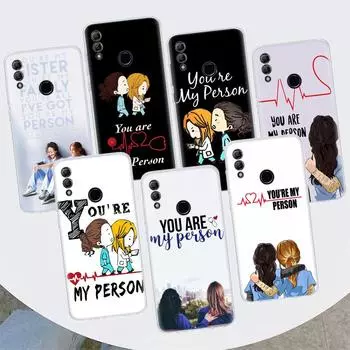 Чехол для телефона Greys Anatomy Person для Huawei Y5 Y6 Y7 Y9S P Smart Z 2021 2019 Honor 10 Lite 9 20 9X 8S 8X 8A Pro 20i Coque Huawei Y5 2019