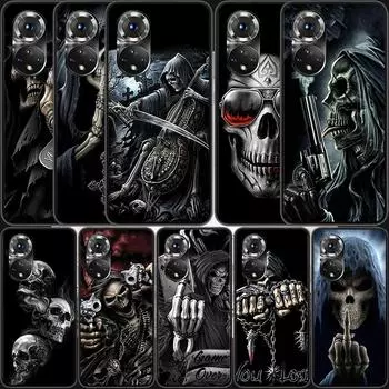 Чехол для телефона Grim Reaper Skull Skeleton для Huawei P Smart 2021 Y5 Y6 Y7 Y9 Honor 50 20 Pro 10 10I 9 9X Y9S 8 8A 8X 8S 7S Honor 10i20i