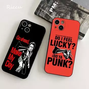 Чехол для телефона «Грязный Гарри — вперед, сделай мой день» 14 11 12 Pro 8 7 14 Plus 2020 X Pro 14 MAX 13 MINI XR XS Soft 14 pro Чехлы для телефонов 11 Pro Max
