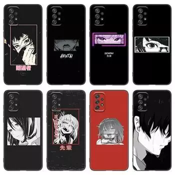 Чехол для телефона «Грустное аниме с эстетикой сэмпай» для Samsung A21 A30 A50 A52 S A13 A22 A32 4G A23 A33 A53 A73 5G A12 A31 A51 A70 A71 A72 Samsung A22 4G