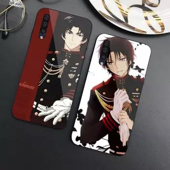 Чехол для телефона Guren Ichinose с рисунком для Samung A32 A51 A52 ПРИМЕЧАНИЕ 10 20 S10 S20 S21 S22 Pro, ультра черный стеклянный чехол для телефона из поликарбоната Samsung S22