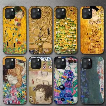 Чехол для телефона Gustav Klimt Art для Iphone 11 12 Mini 13 14 Pro Xs Max X 8 7 6s Plus 5 Se Xr Shell iPhone12mini
