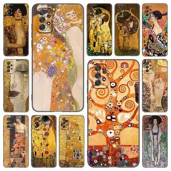 Чехол для телефона Gustav Klimt Kiss Art для Samsung Galaxy A21 A30 A50 A52 S A13 A22 A32 A33 A53 A73 5G A11 A12 A31 A51 A70 A71 A72 Samsung A11