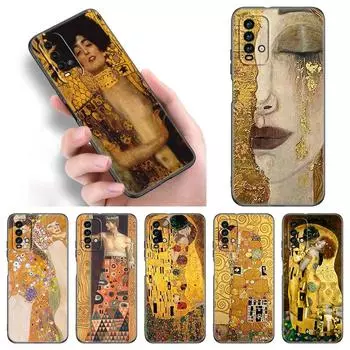 Чехол для телефона «Густав Климт Kiss Art» для Xiaomi Redmi Note 11 10 9 8 Pro 11T 5G 10T 10S 9S 9T 9i 9C 9A 8T, мягкий черный чехол из ТПУ Redmi 8