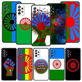Чехол для телефона Gypsy Romani Roma Flag для Samsung Galaxy A51 A71 A41 A31 A21S A11 A01 A03S A12 M31 M22 A32 A52 A13 5G, силиконовый чехол Samsung A21S