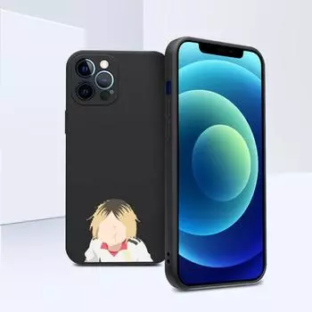 Чехол для телефона Haikyu Anime для IPhone 14 11 12 13 Pro Max X XR XS Max 6 6S 7 8 Plus SE 2022, жидкий квадратный цветной чехол для телефона iPhone 14