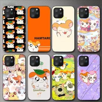 Чехол для телефона Hamtaro с милым хомяком и мышью для Iphone 11 12 Mini 13 14 Pro Xs Max X 8 7 6s Plus 5 Se Xr Shell iPhone12PROMAX