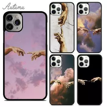 Чехол для телефона Hand Art Aesthetic для iPhone 11 12 13 14 Pro Max mini X XR XS SE 2020 6S 7 8 Plus Samsung Galaxy S21 S22 Cover shell iPhone 6plus