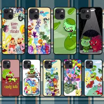 Чехол для телефона Happy Tree Friends для iPhone 11 12 Mini 13 14 15 Pro XS Max X Plus SE XR Shell iPhone14promax