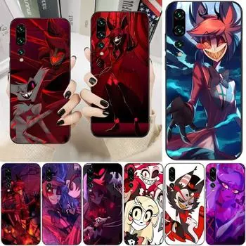 Чехол для телефона Hazbin Hotels Alastor для Huawei P50 P40 P30 Pro Lite P Smart 2021 2019 Magic 3, мягкий черный чехол для телефона Huawei P50