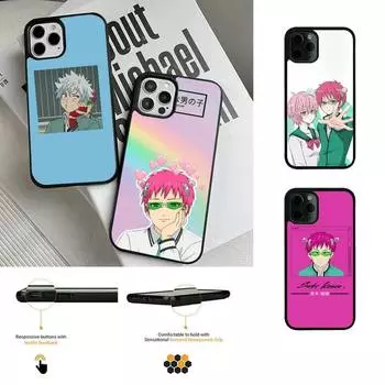Чехол для телефона He Disastrous Life Of Saiki K для iPhone 13 12 Mini 11 Pro Max 7 8 Plus X Xs Max XR PC Hard Silicone Cover Shell iphone xs max