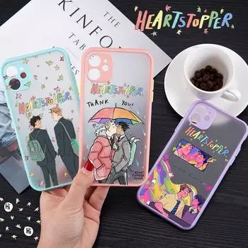 Чехол для телефона Heartstopper Charlie Nick с героями мультфильмов, матовый прозрачный для iphone 11 12 13 7 8 plus mini x xs xr pro max art design capa iPhone12