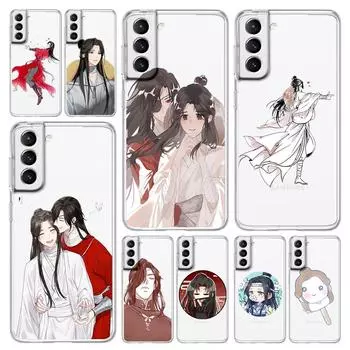 Чехол для телефона Heaven Official Blessing TGCF для Samsung Galaxy S23 S22 Ultra S20 S21 FE 5G S10 S10E S9 S8 Plus 4G, мягкий прозрачный чехол Samsung S22 5G