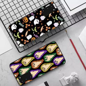 Чехол для телефона Helloween с милым призраком, тыквой и котом для Samsung S10 21 20 9 8 plus lite S20 Ultra 7edge Samsung S6