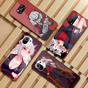 Чехол для телефона Helltaker для Xiaomi 12 11T 10 9 Redmi Note 11 10 10S Pro Redmi 9 9A 8, черный стеклянный чехол для телефона из поликарбоната Xiaomi 12-12X