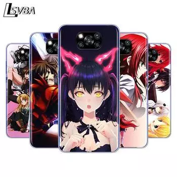 Чехол для телефона High School dxd с рисунком аниме для Xiaomi Poco X3 NFC C3 F2 F1 M3 M2 X2 11 10T Note 10 8 Mi Play A2 5 Lite Pro Xiaomi 5