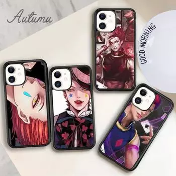 Чехол для телефона Hisoka Hunter x Anime для iPhone 11 12 13 14 Pro Max mini X XR XS SE 2020 6S 7 8 Plus Samsung Galaxy S21 S22 iPhone 6plus