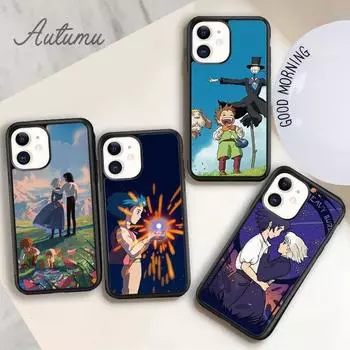 Чехол для телефона «Ходячий замок Хаула» для iPhone 11 12 13 14 Pro Max mini XR XS SE 2020 6S 7 8 Plus Samsung Galaxy S21 S22 iPhone 6plus