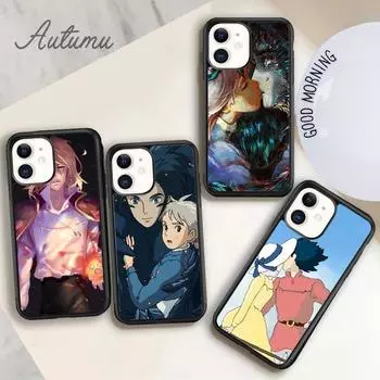 Чехол для телефона «Ходячий замок Хаула» для iPhone 11 12 13 14 Pro Max mini XR XS SE 2020 6 7 8 Plus Samsung Galaxy S21 S22 iPhone 6plus