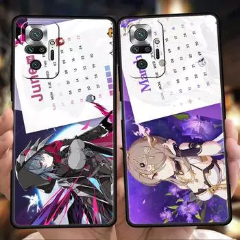 Чехол для телефона Honkai Impact 3rd Anime Game для Xiaomi Redmi Note 12 5G 10C 10 11 9 8 Pro Plus 9S 7 8T 9T 9A 8A 9C K40 Gaming Cover Redmi Note 8