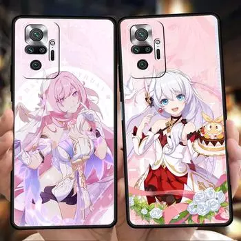 Чехол для телефона Honkai Impact 3rd Game для Xiaomi Redmi Note 12 5G 10C 10 11 9 8 Pro Plus 9S 7 8T 9T 9A 8A 9C K50 K40, игровой чехол Redmi Note 9