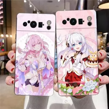 Чехол для телефона Honkai Impact 3rd Game для Google Pixel 8 A 7 6 Pro 6A 5G, черный, мягкий, противоударный, силиконовый, TPU, чехол Pixel 7 Pro