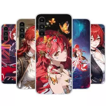 Чехол для телефона Honkai Star Rail Himeko для Samsung Galaxy A55 A54 A53 A52 A15 A14 A13 A12 A35 A34 A33 A32 A25 A24 A23 A22 A04S A03S Samsung A24