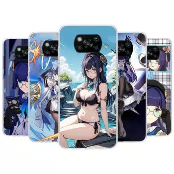 Чехол для телефона Honkai Star Rail Pelageya для Xiaomi Poco X3 Nfc X4 GT X5 Pro M5S M4 M3 M2 F5 F4 F3 F2 F1 Mi Note 10 Fundas Shell Xiaomi Poco X3