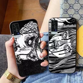 Чехол для телефона Horror Comics Junji для VIVO Y95 Y93 Y31 Y20 V19 V17 V15 Pro X60 NEX Мягкий черный чехол для телефона VIVO Y95